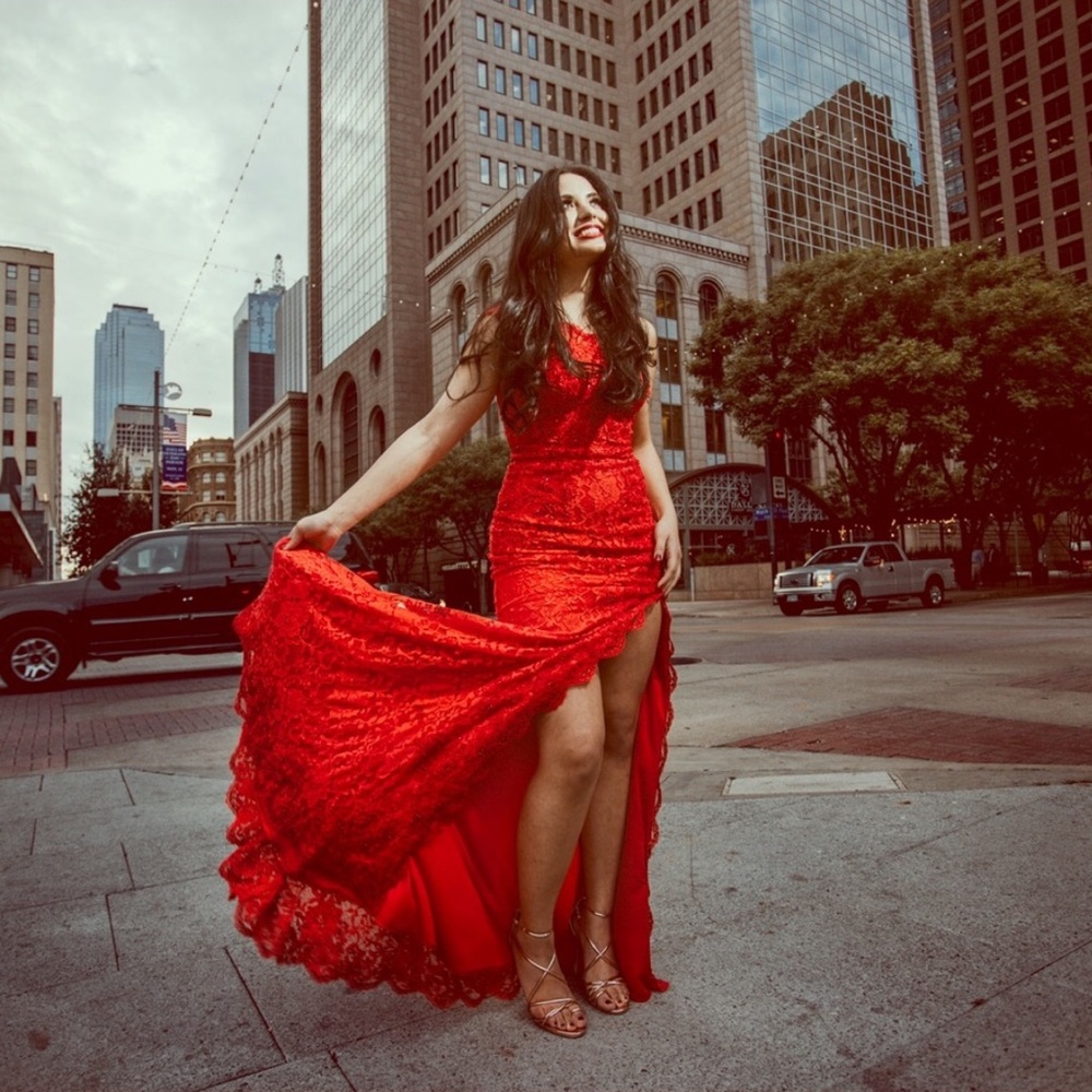 Mori Lee Red Gown
